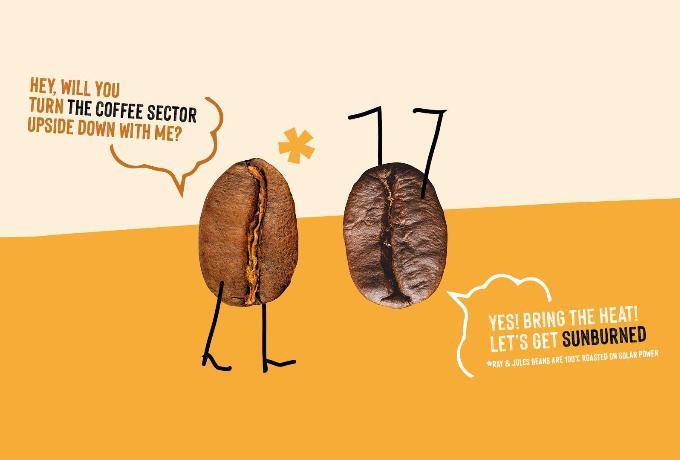 Koffiesector op z Een koffieboon overtuigt de andere om de koffiesector te veranderen